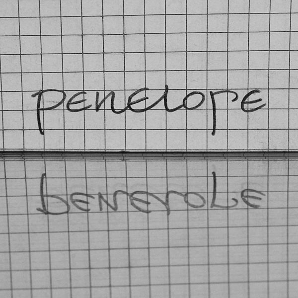 Ambigramme Penelope de Basile Morin